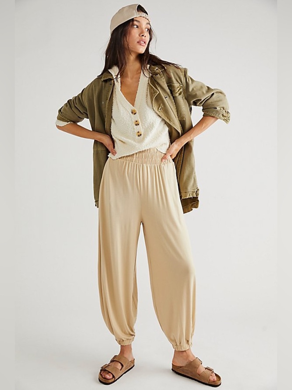 FREE PEOPLE BEACH ALI PANTS | LARGE - Picture 6 of 15